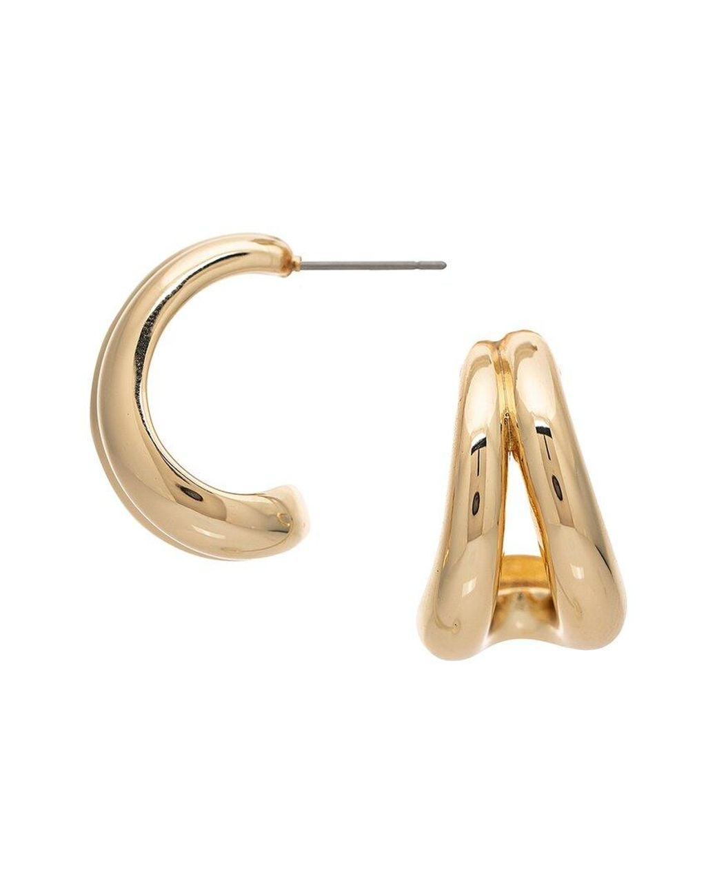 Rivka Friedman Metallic 18K Plated Earrings