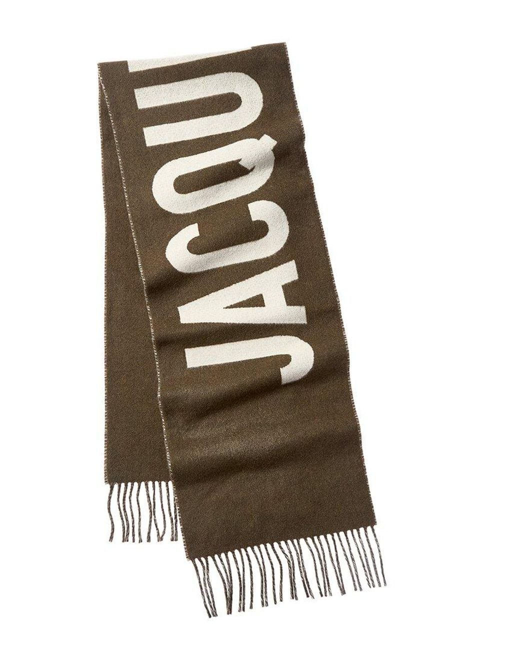 Jacquemus Green Wool Scarf