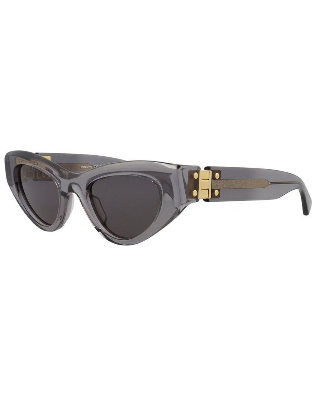 Bottega Veneta Gray Bv1142s 49mm Sunglasses
