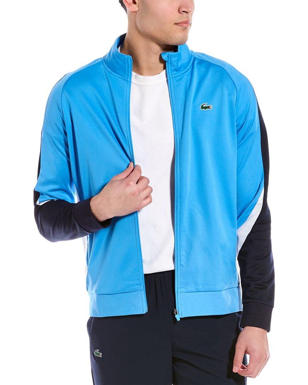 Lacoste Track Jacket in Blue for Men Lyst