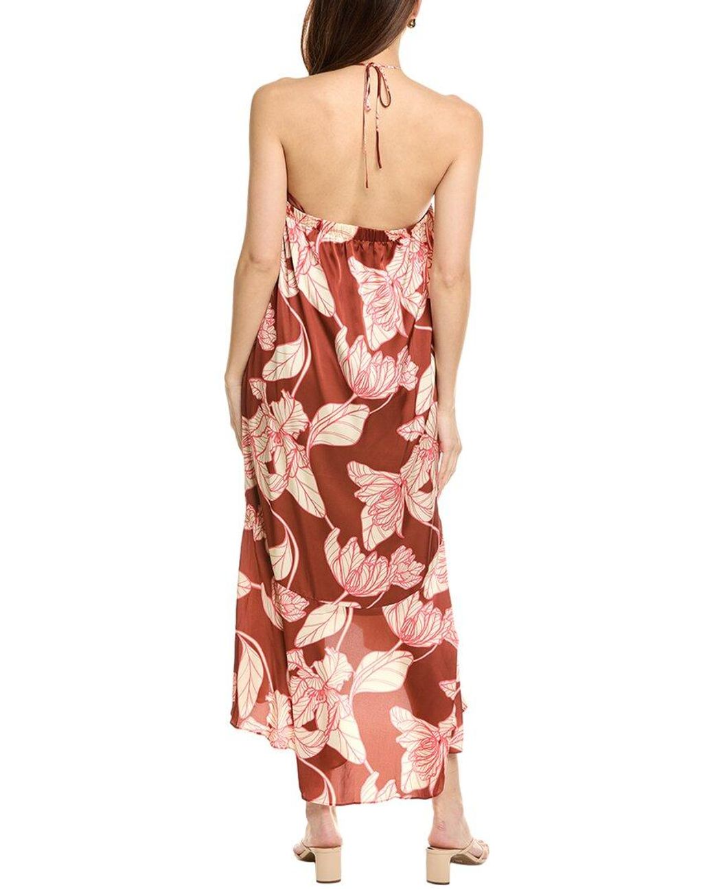 Hutch Red Layla Midi Dress
