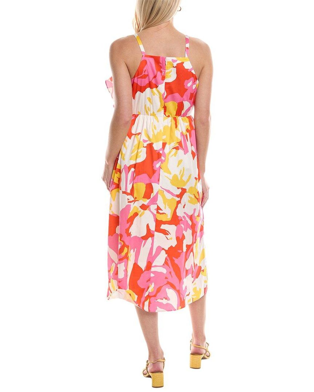 CROSBY BY MOLLIE BURCH Red Genevieve Midi Dress