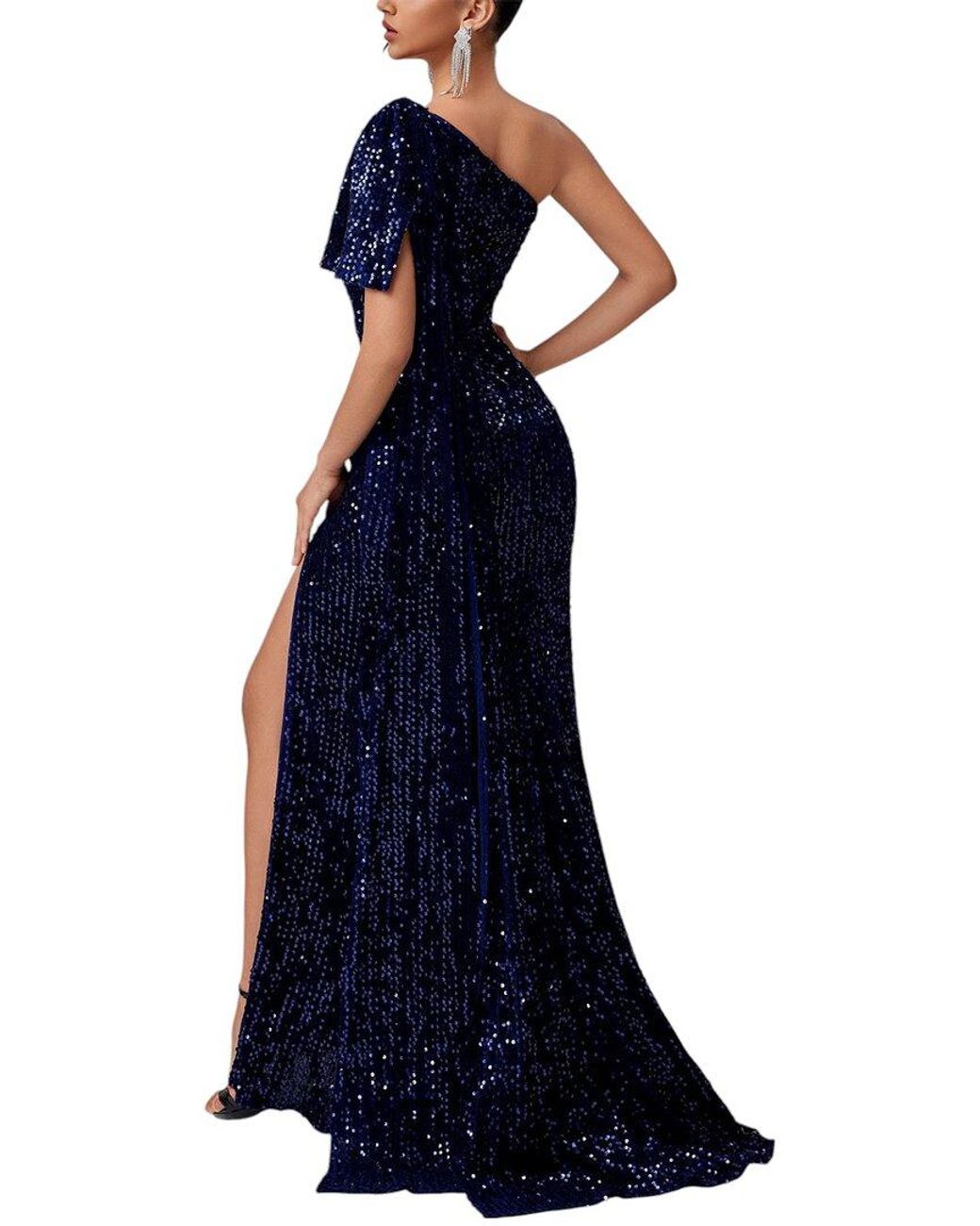 Amanda Royal Blue Maxi Dress