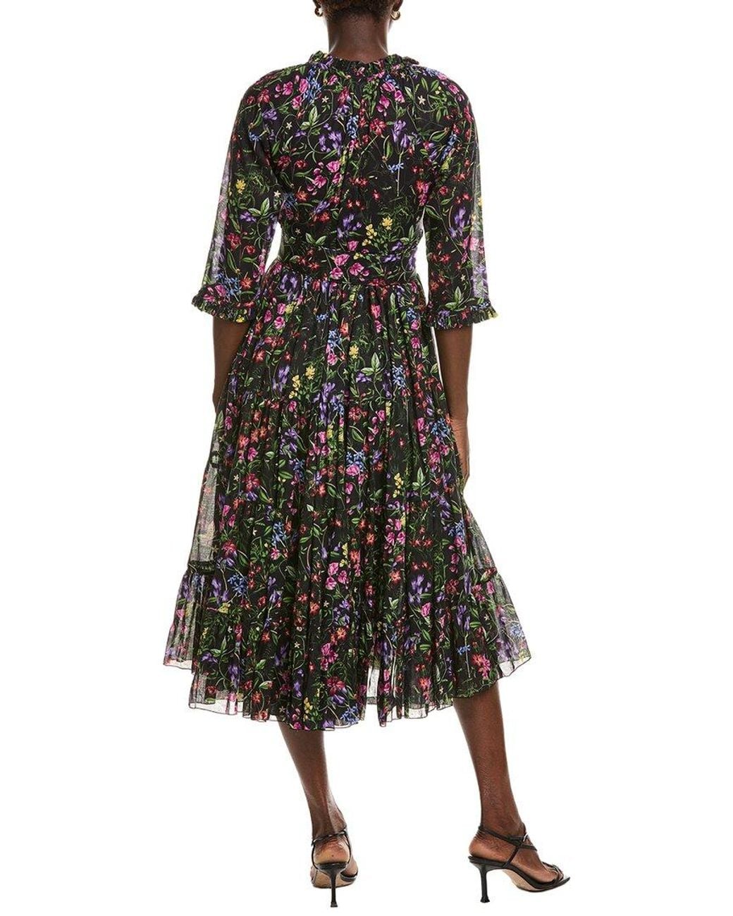 Samantha Sung Black Eden Maxi Dress