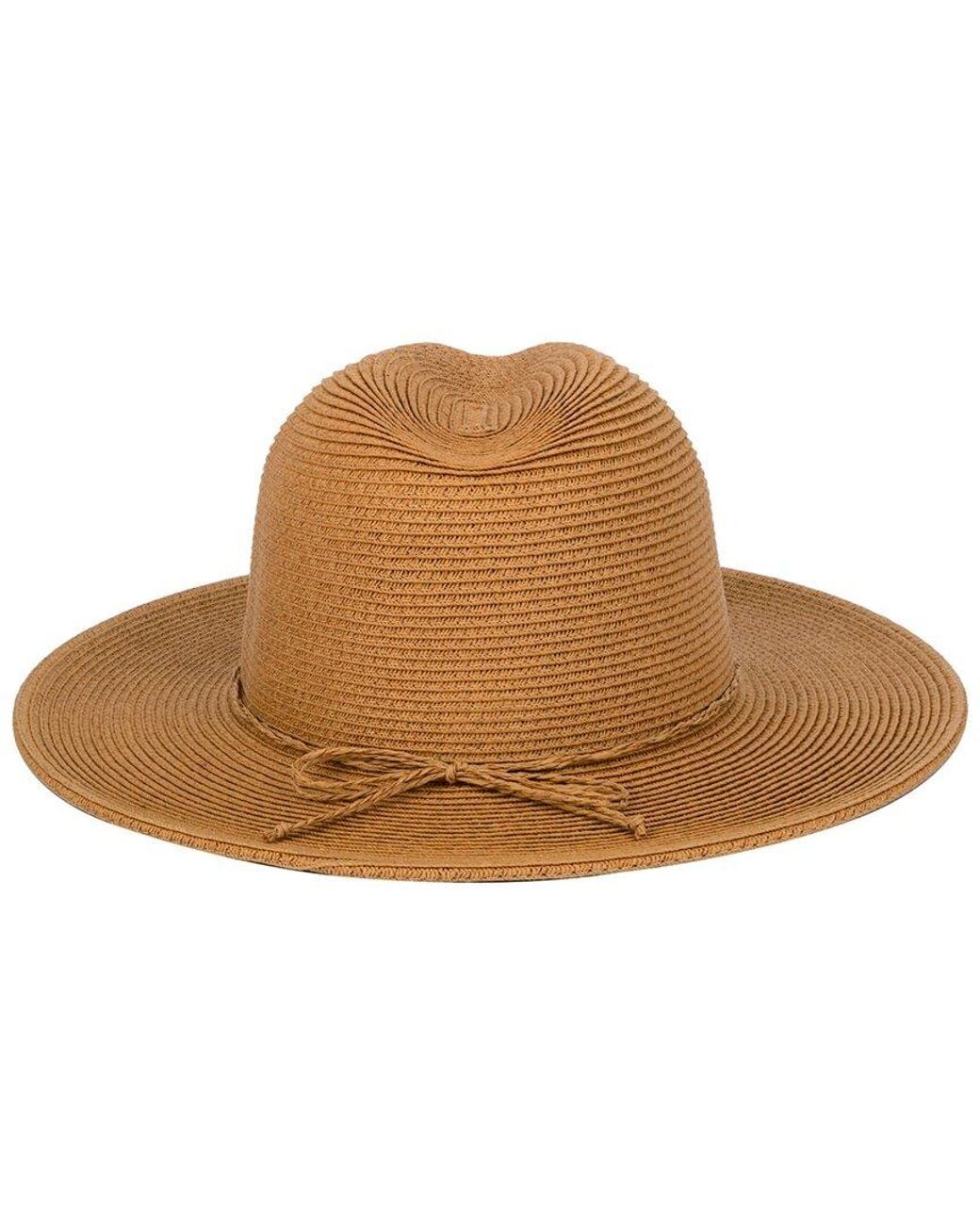 San Diego Hat Brown Water-Repellent Fedora