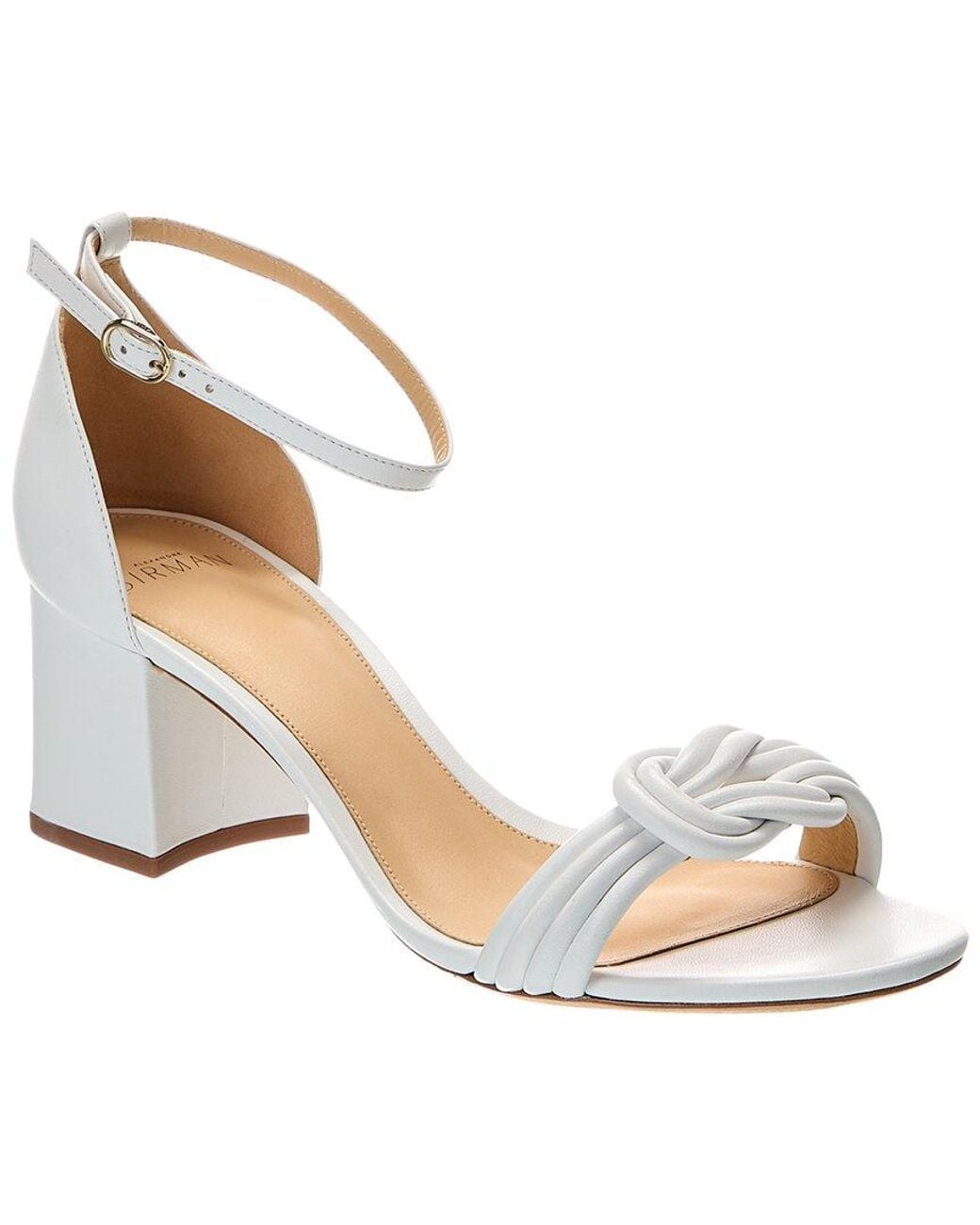 Alexandre Birman Metallic Vicky 60 Leather Sandal