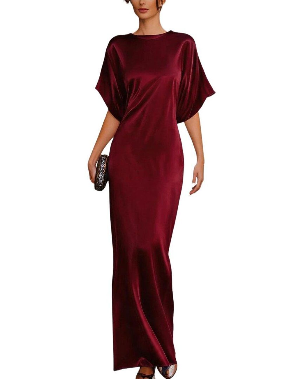 Tedora Red Maxi Dress