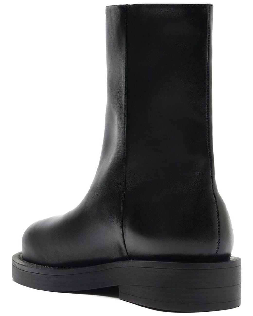 SCHUTZ SHOES Black Jamie Leather Bootie