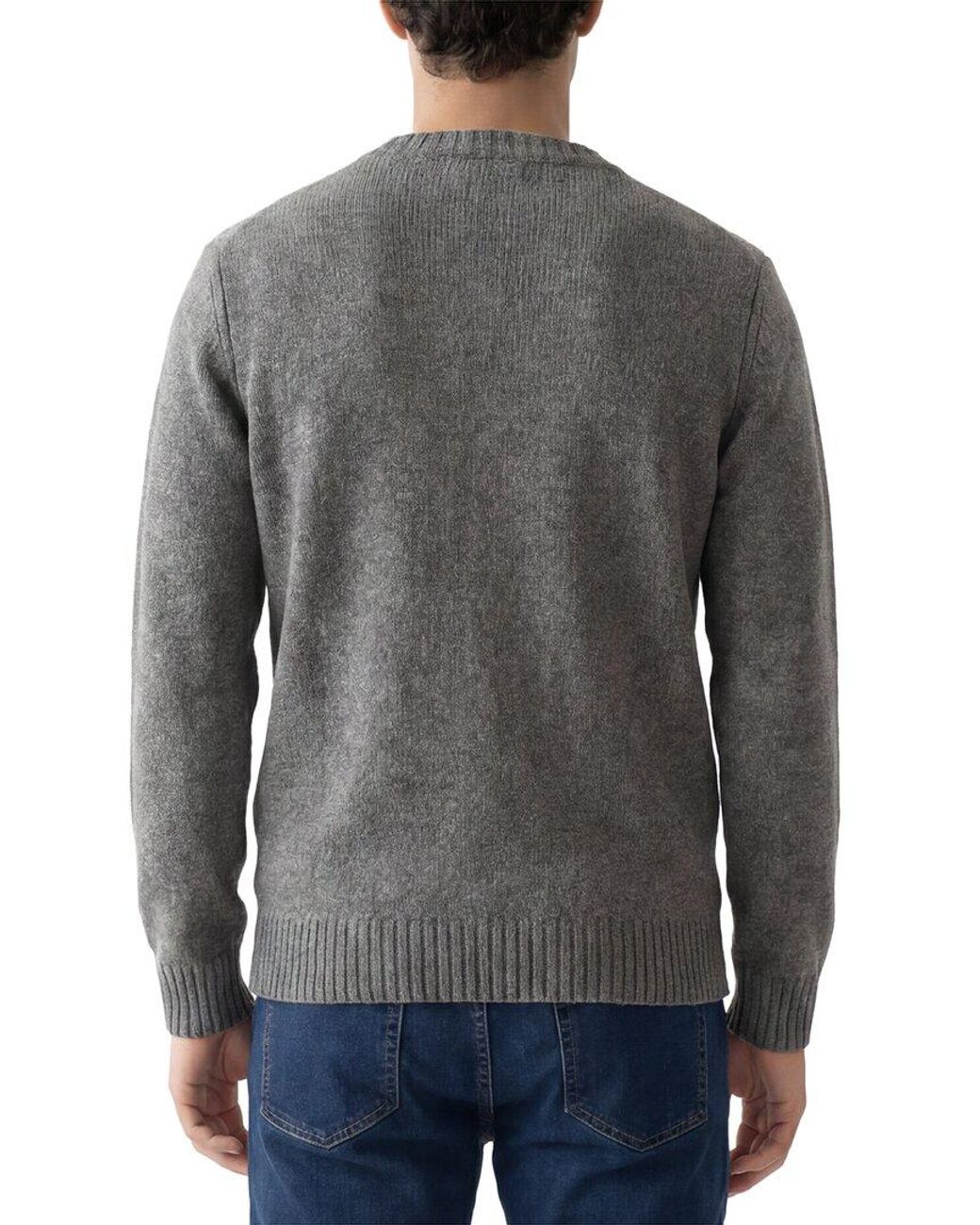 Vince Gray Wool & Cashmere-Blend Crewneck Sweater for men