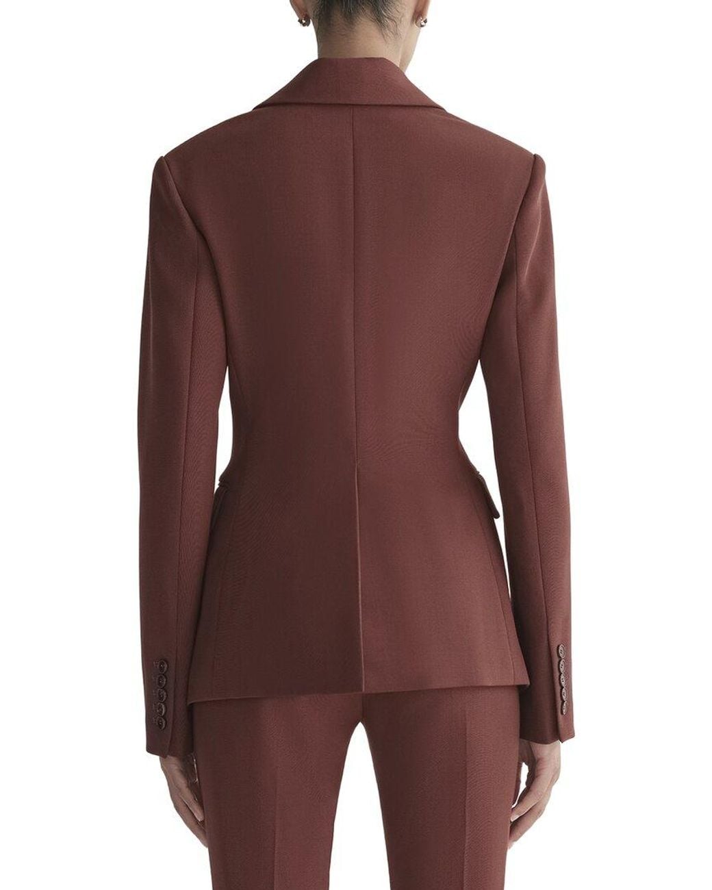 A.L.C. Brown Elza Wool-Blend Jacket