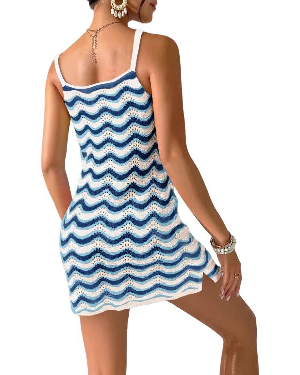 Olivia Taylor Blue Mini Dress
