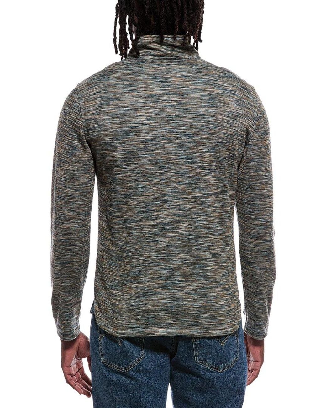 Robert Graham Gray Matson 1/4-zip Pullover for men
