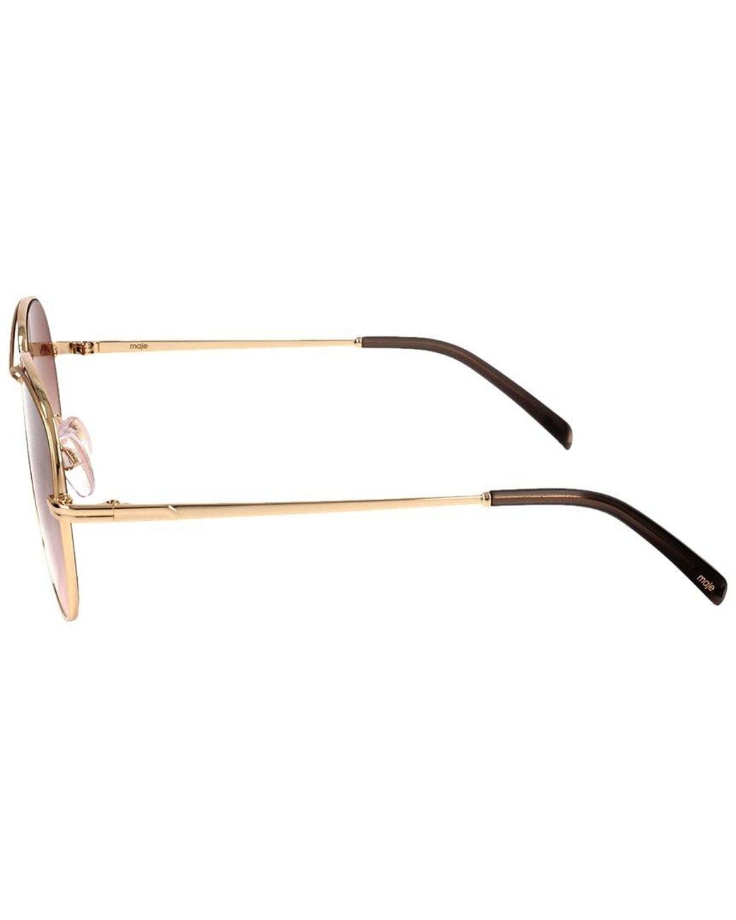 Maje Brown Mj7009 55Mm Sunglasses