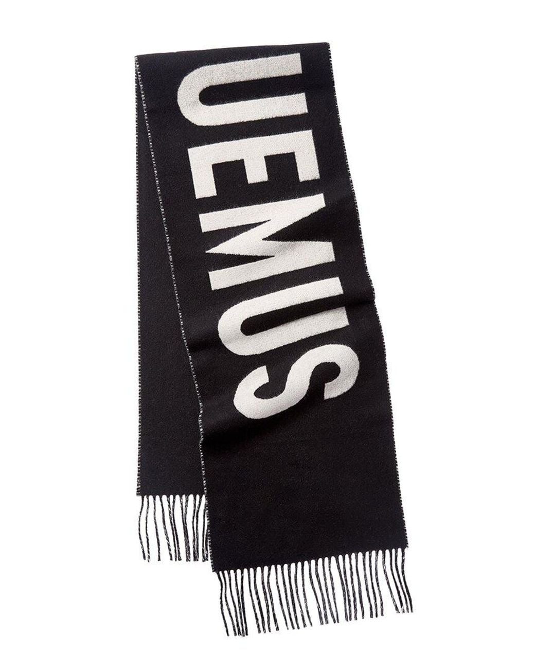 Jacquemus Black Wool Scarf