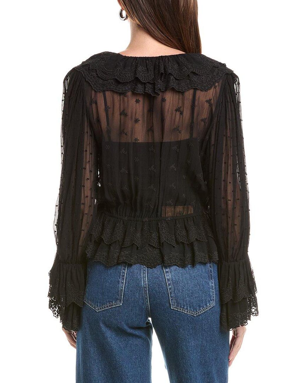 Alice + Olivia Green Tenney Crop Top