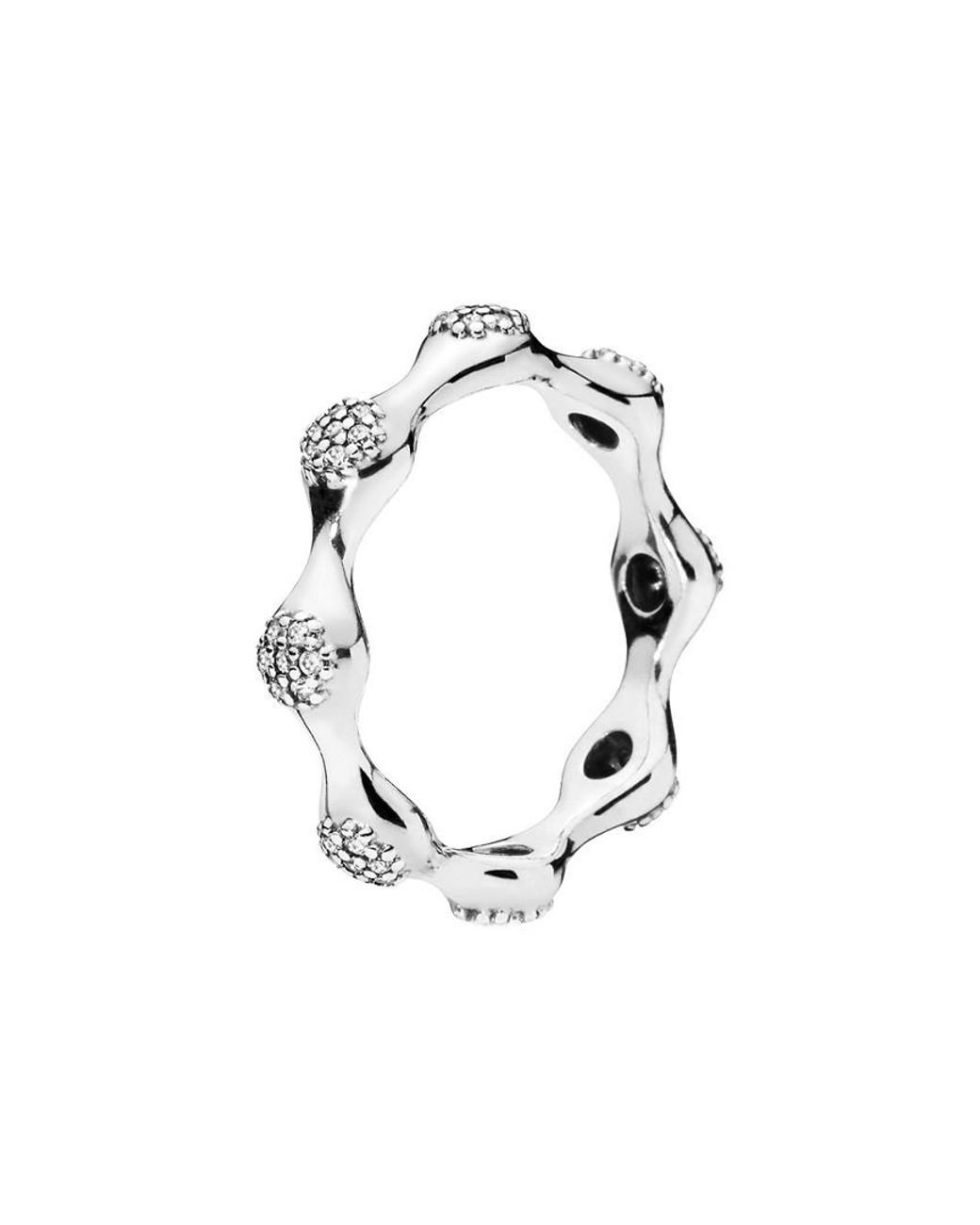Pavé modern lovepods sale ring