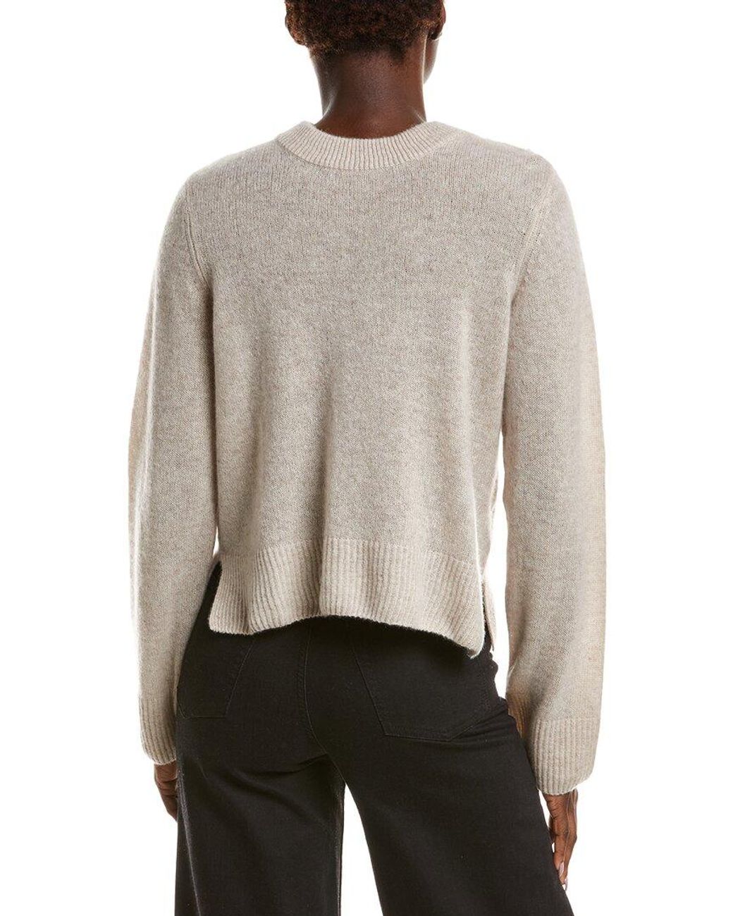 NAADAM Gray 100% Cashmere Crewneck Sweater