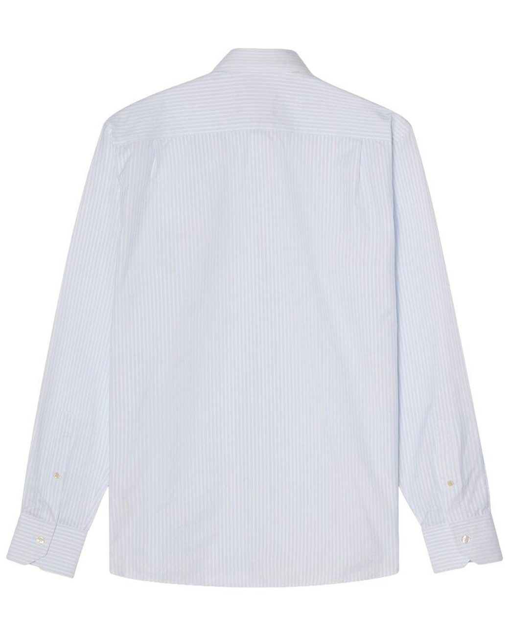 Robert Talbott White Reynolds Dobby Stripe Shirt for men