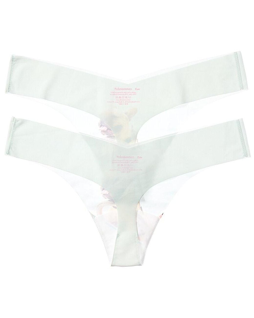Commando White 2pk Photo-op Thong