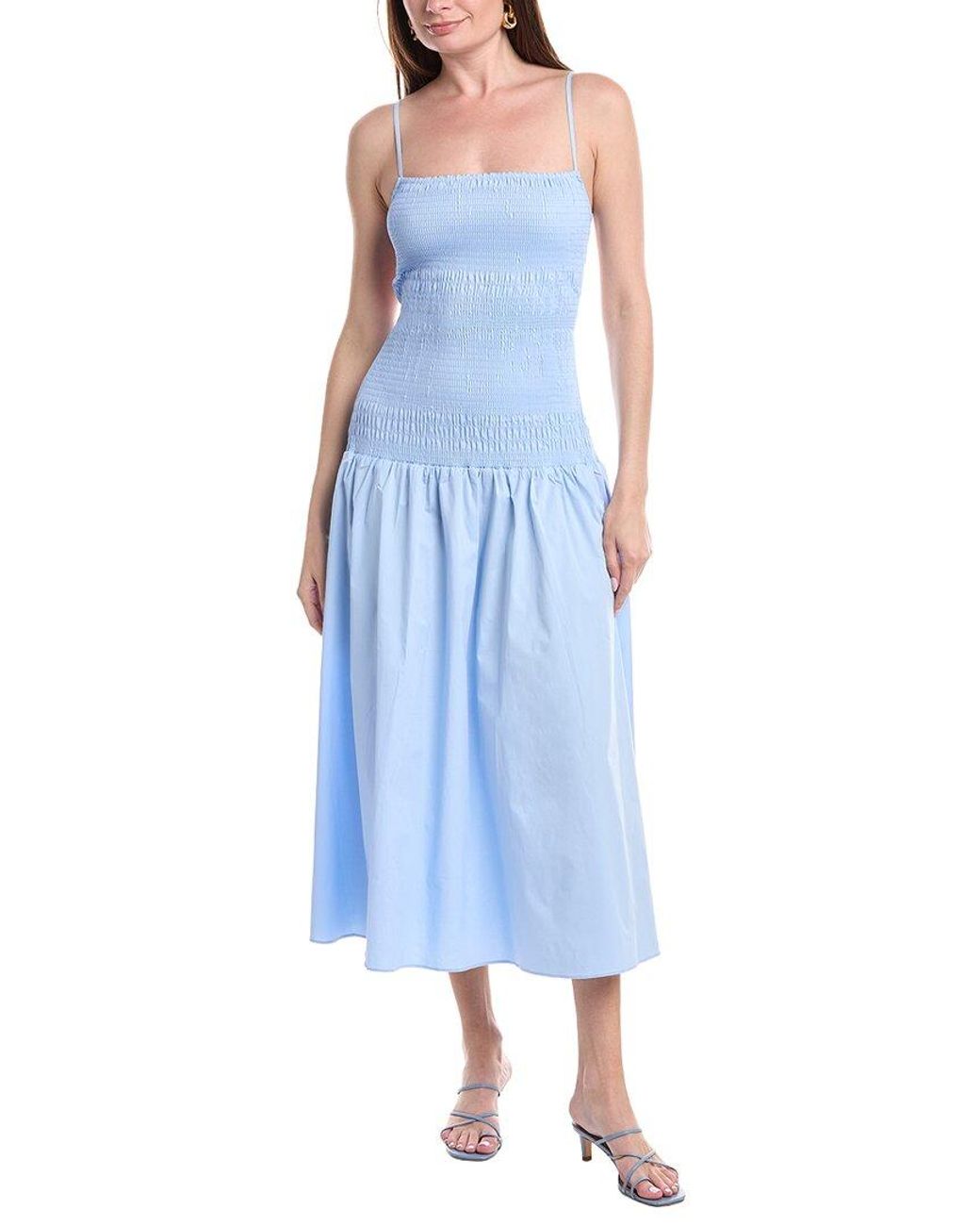 Solid & Striped Blue The Vida Maxi Dress