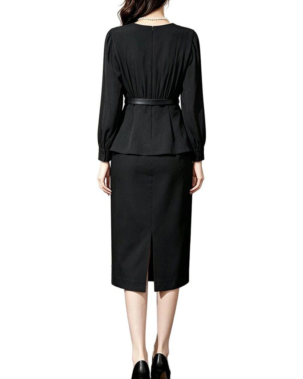 BRC By BURRYCO Black Midi Dress