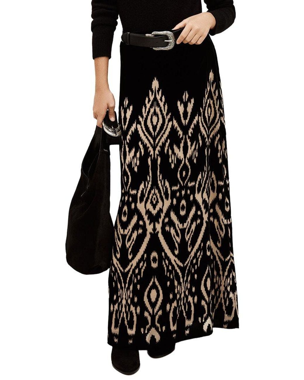 Ba&sh Black Alpha Skirt