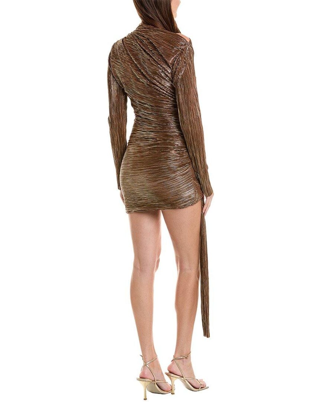 Sabina Musayev Brown Sagitta Mini Dress