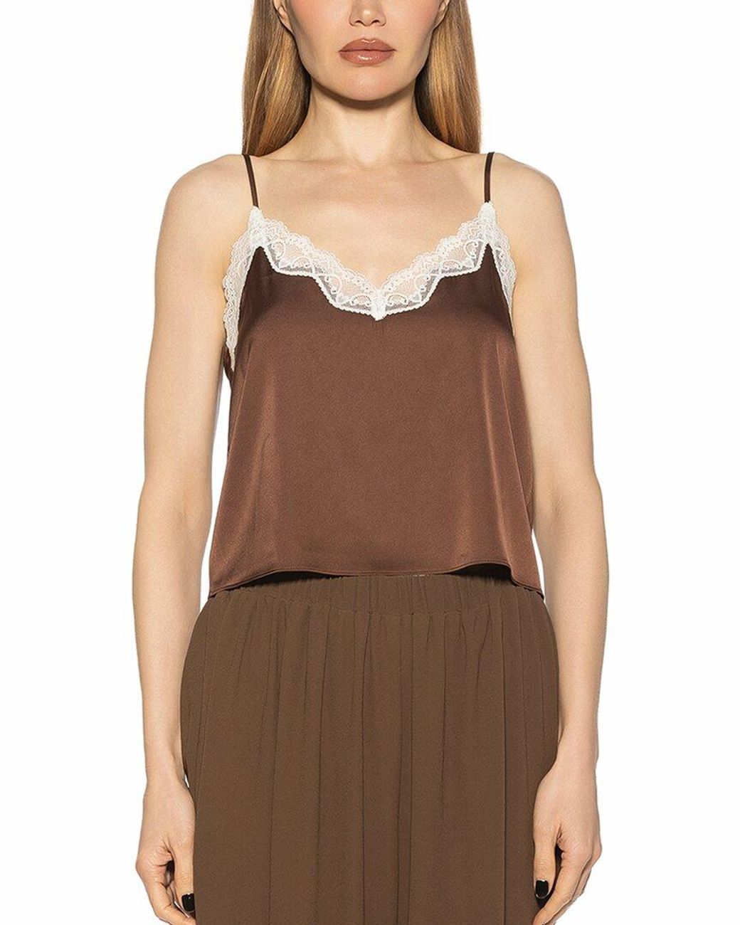 Alexia Admor Brown Isla Camisole