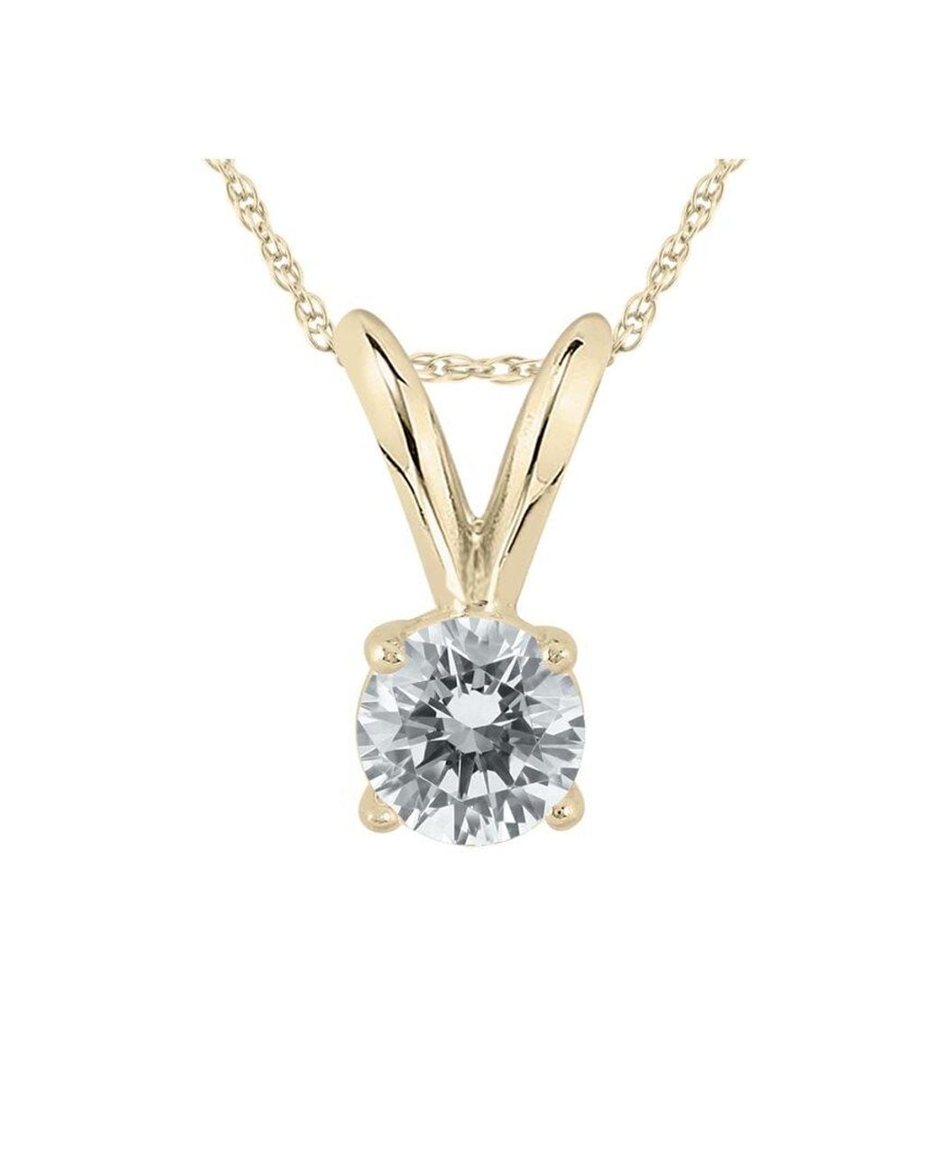 Diamond Select Cuts White 14k 0.23 Ct. Tw. Diamond Necklace
