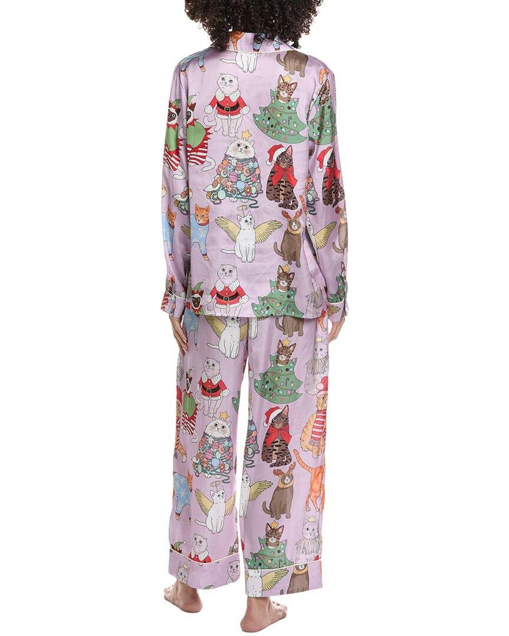 Karen Mabon Red 2Pc Pajama Set