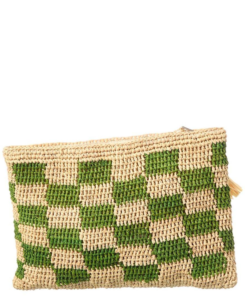 Mar Y Sol Green Reese Clutch