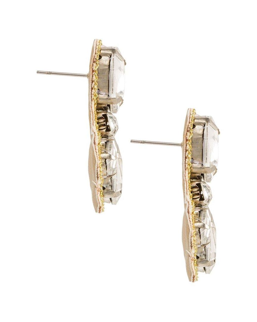 Saachi Metallic Dew Drop Earrings