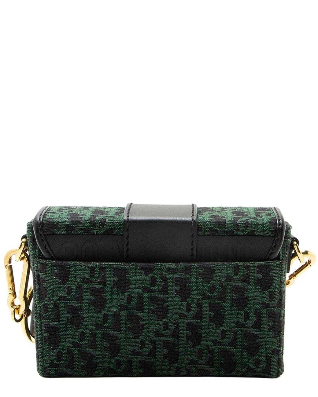 Dior Black Oblique 30 Montaigne Box Shoulder Bag (Authentic Pre-Loved)