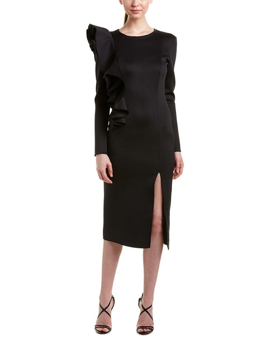 Issue New York Black Midi Dress
