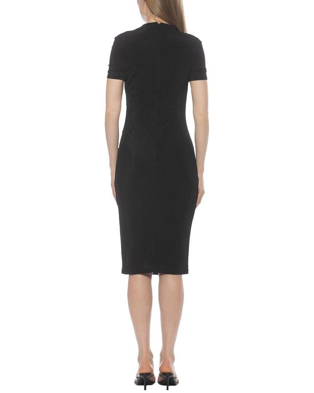 Alexia Admor Black Santal Fit & Flare Dress