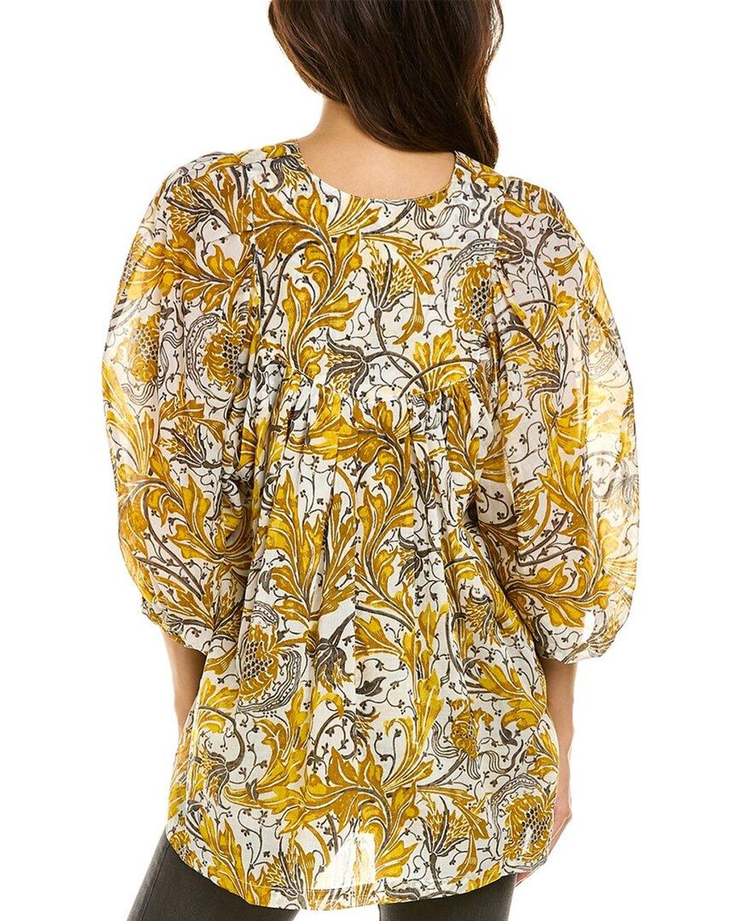 Samantha Sung Metallic Anastasia Top