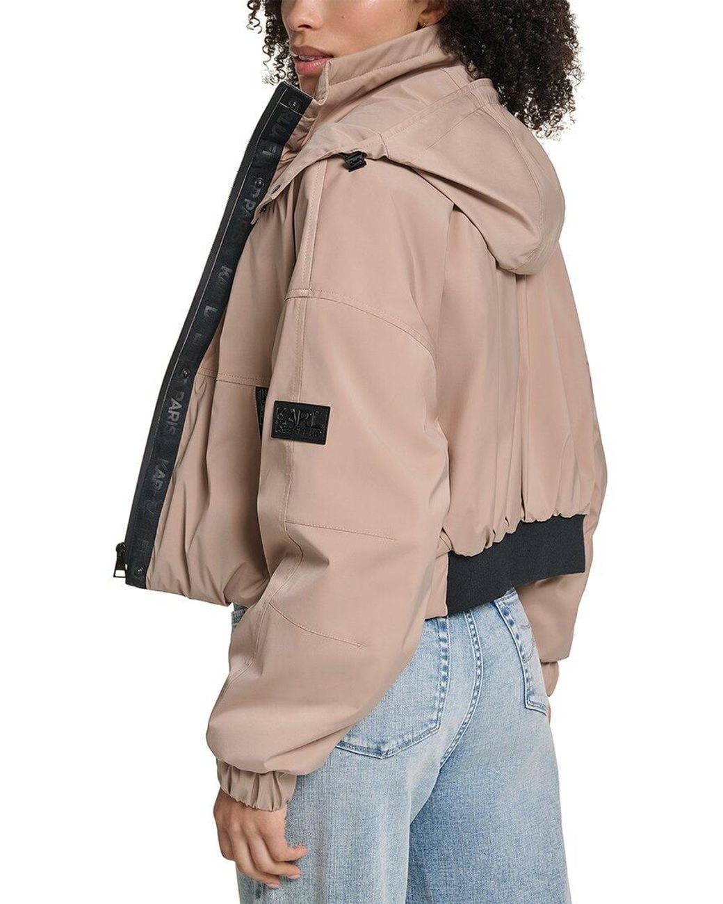 Karl Lagerfeld Green Anorak Jacket