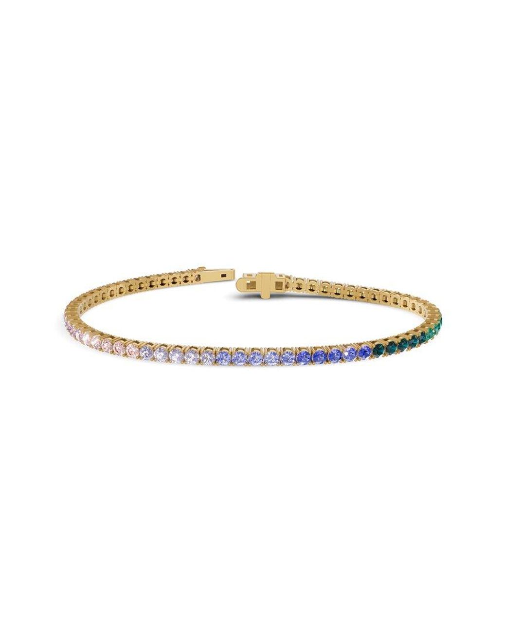 Lab Grown Diamonds White 5.00 Ct. Tw. Lab-Grown Diamond & Lab-Grown Sapphire Tennis Bracelet