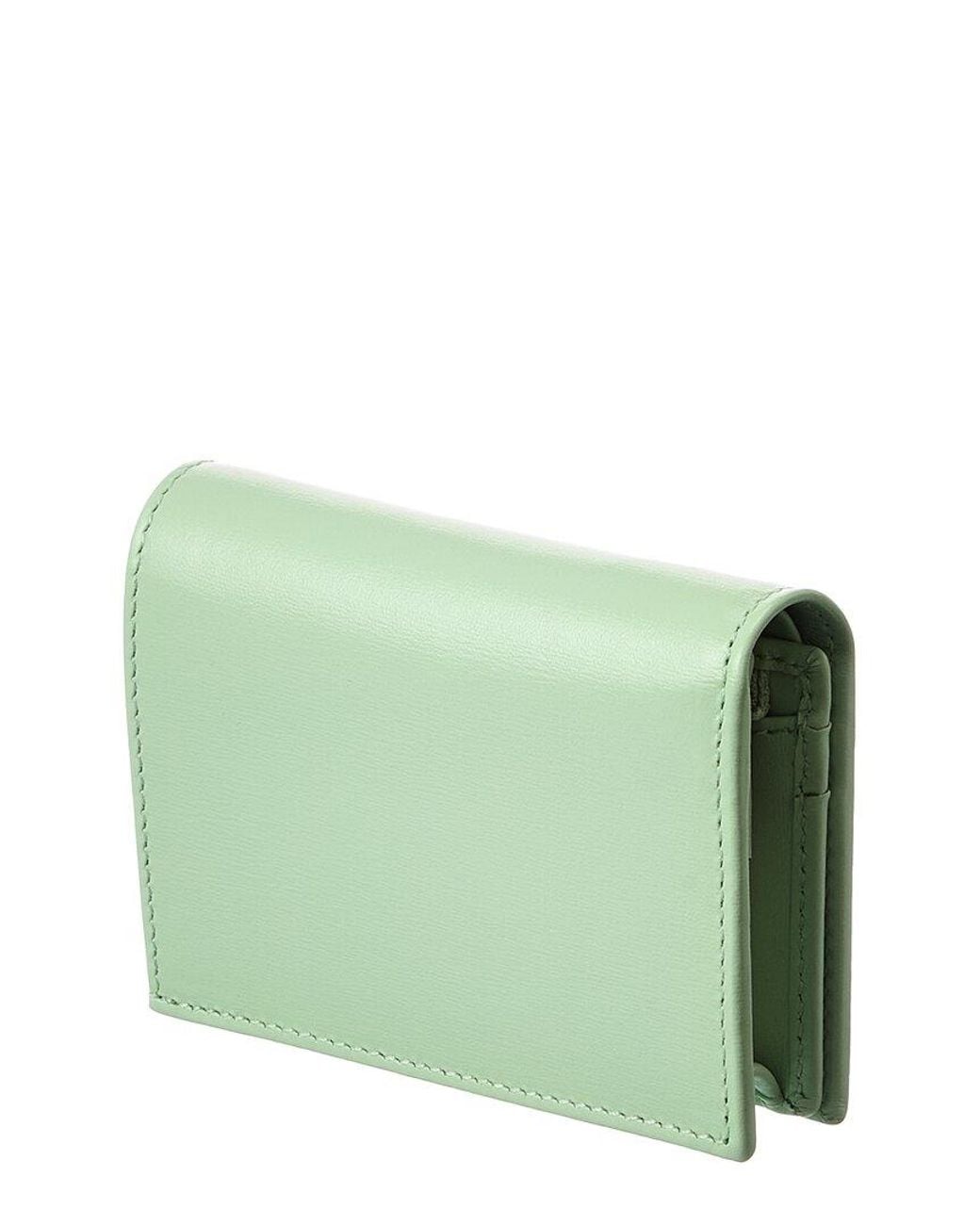 Gucci Green Horsebit 1955 Leather Card Case