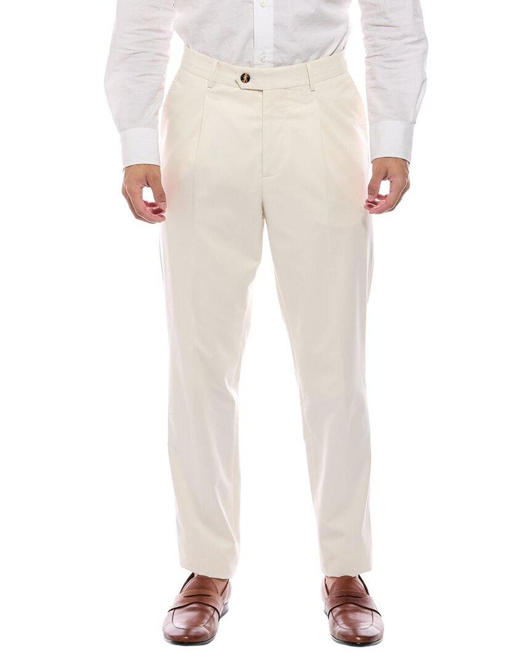 Brunello Cucinelli Natural Trouser for men