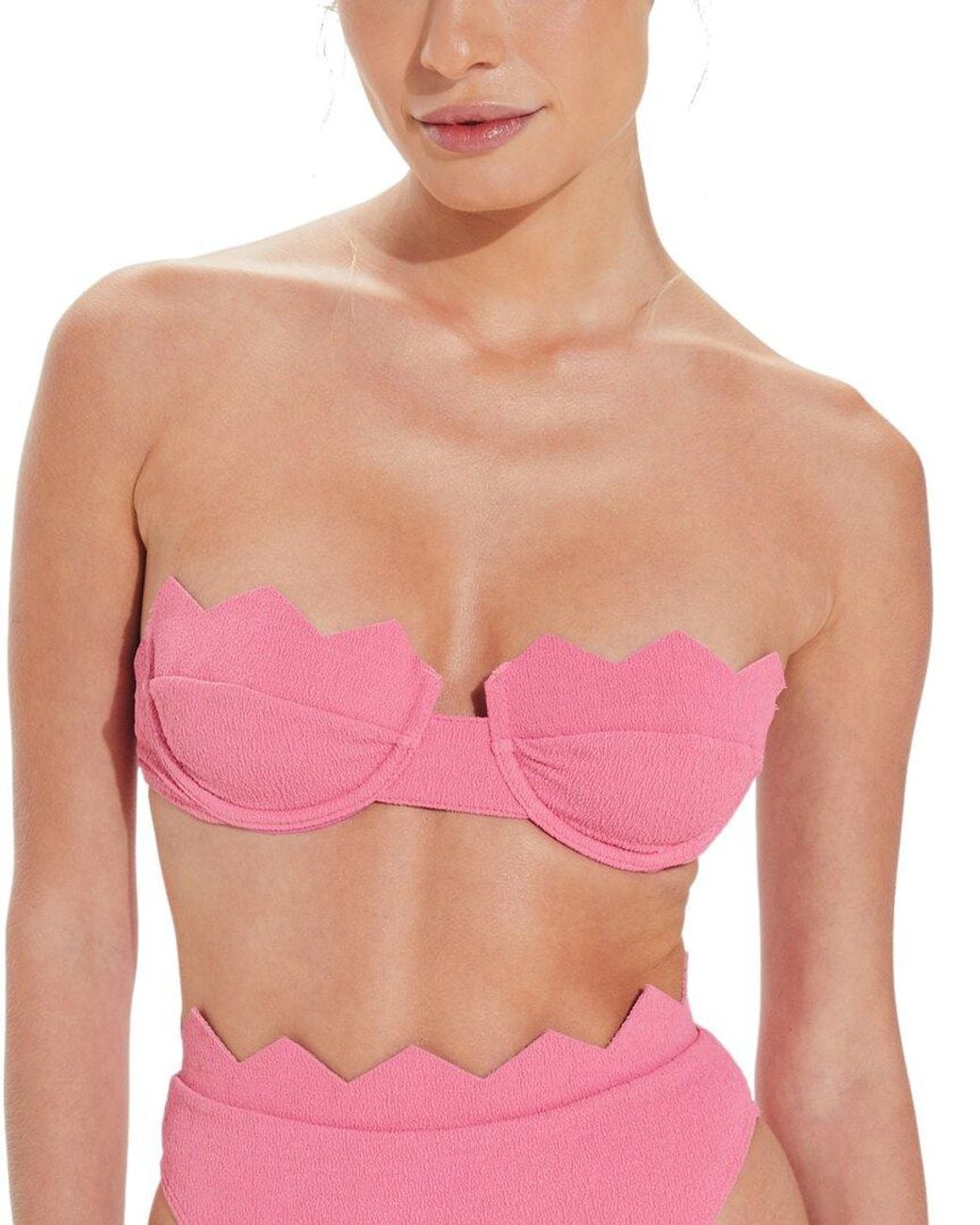 ViX Pink Firenze Imani Bandeau Top