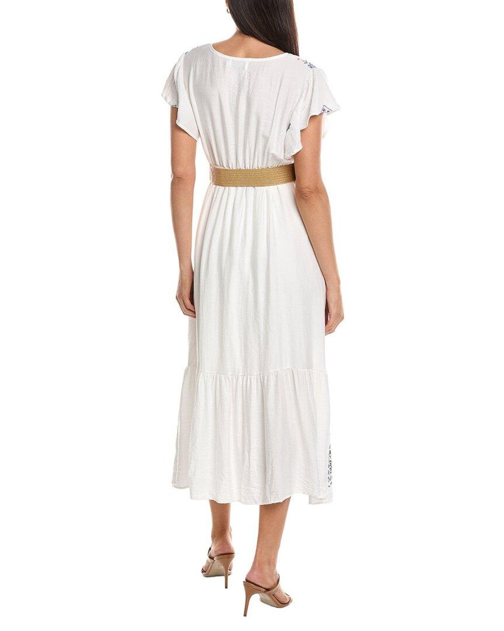 ANNA KAY White Giada Midi Dress