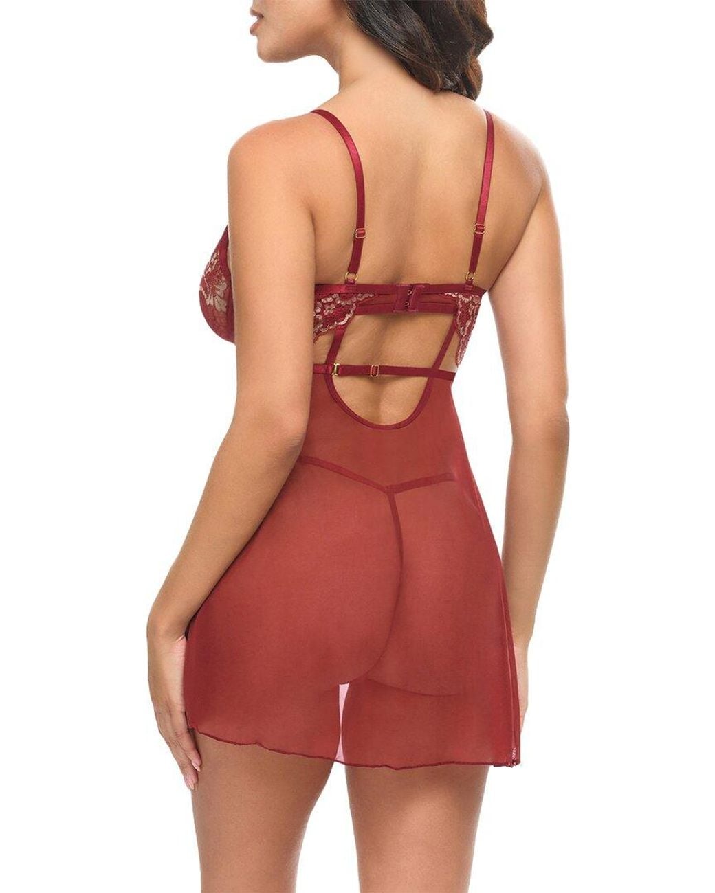 Oh La La Cheri Red Arielle Babydoll