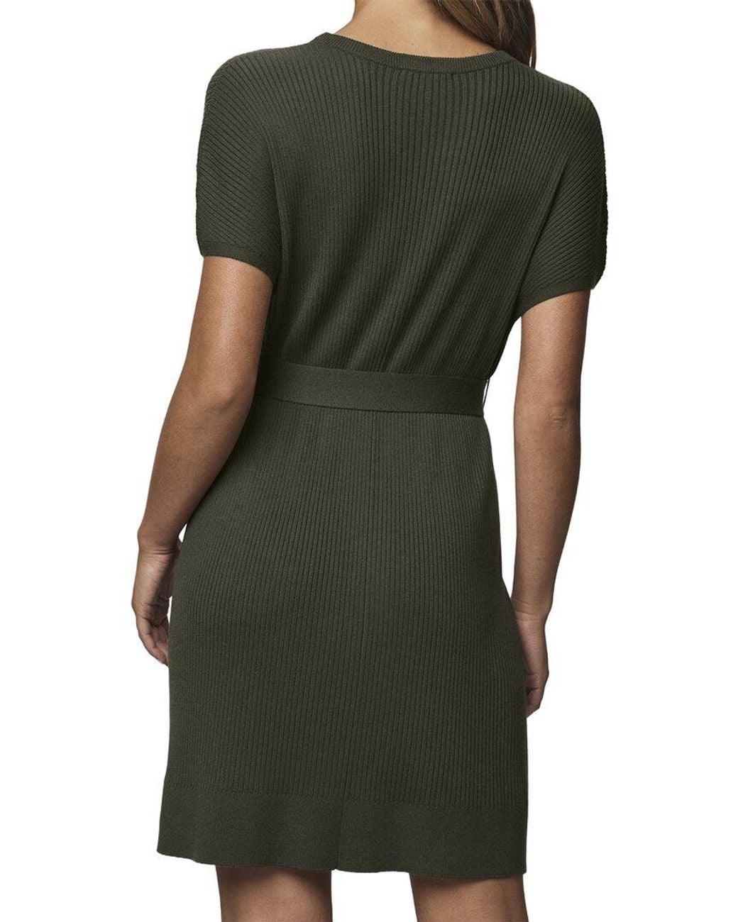 Splendid Green Georgie Cashmere-Blend Mini Dress
