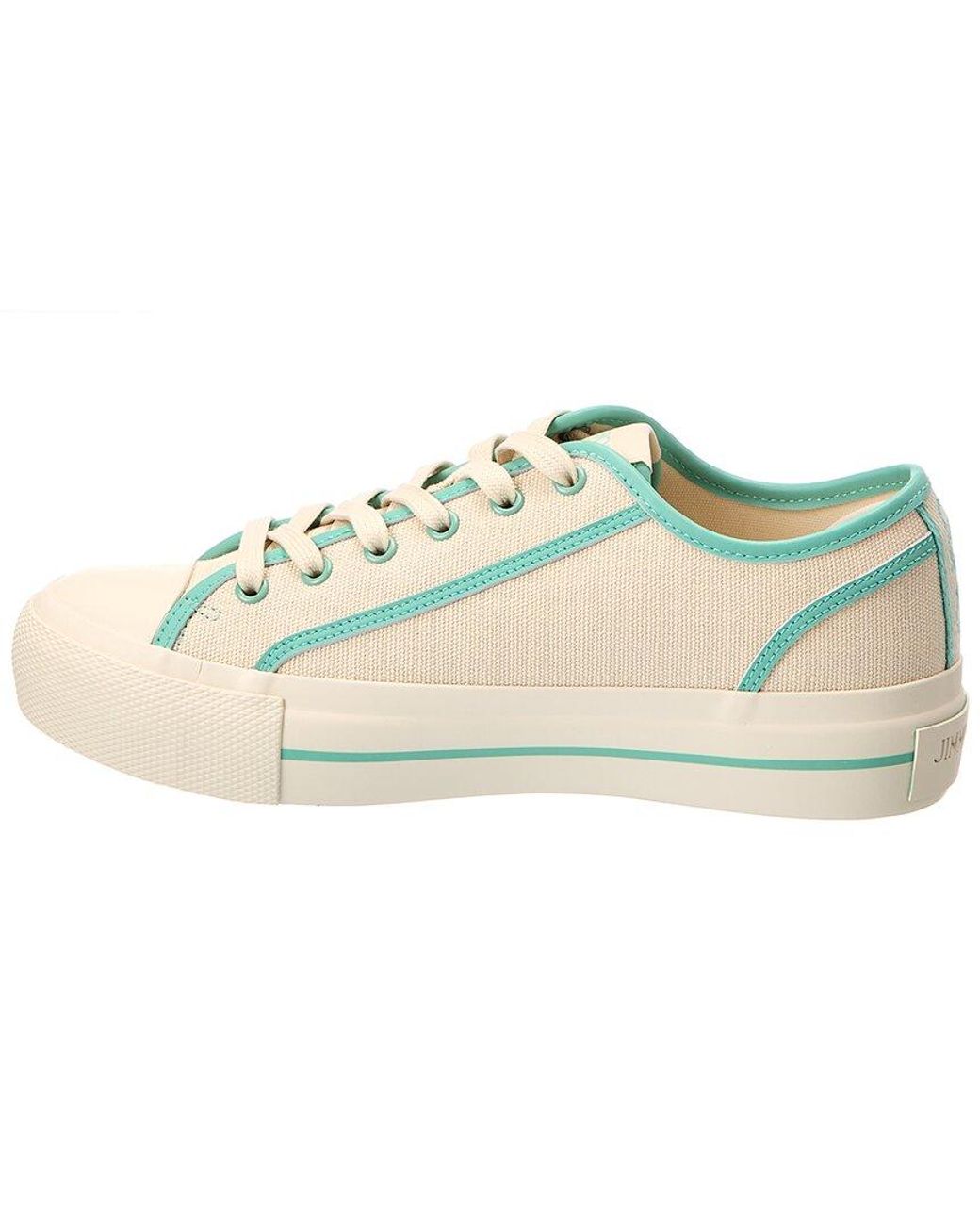 Jimmy Choo Metallic Fenix Low/F Canvas Sneaker