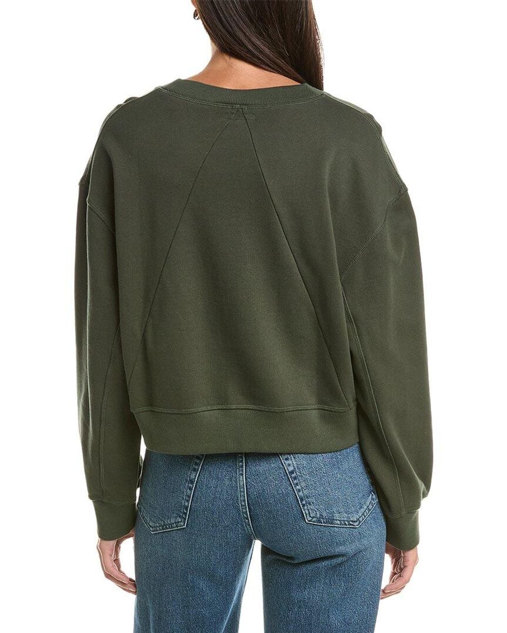 Rag & Bone Green Rb Terry Sweatshirt