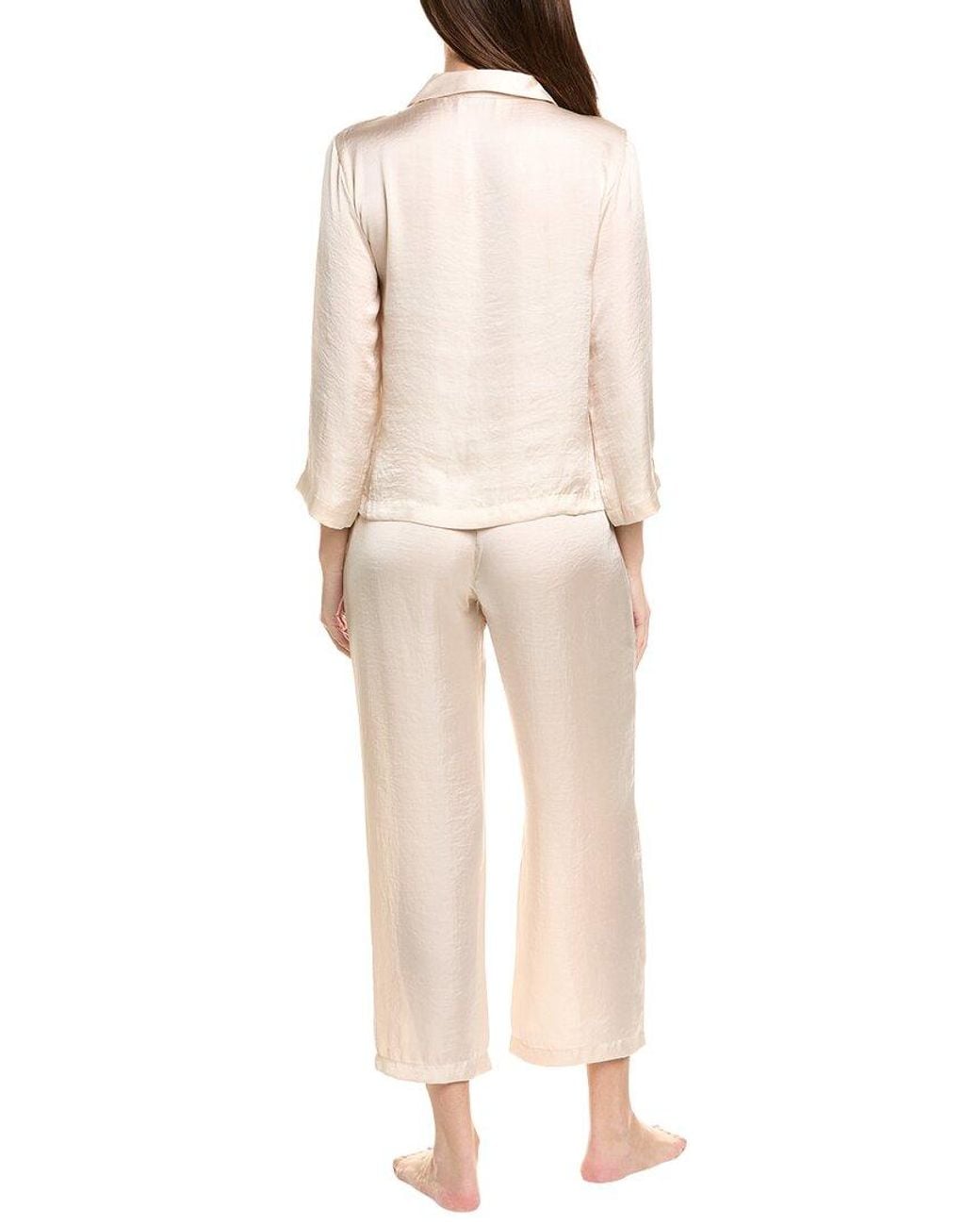 NATORI EDIT Natural 2Pc Ashley Icon Notch Pajama Set