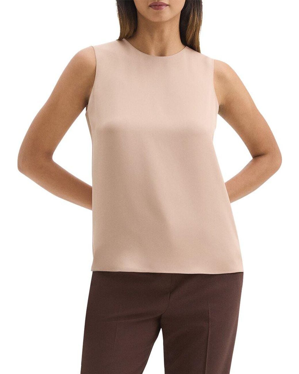 Theory Natural Drape Back Shell Top