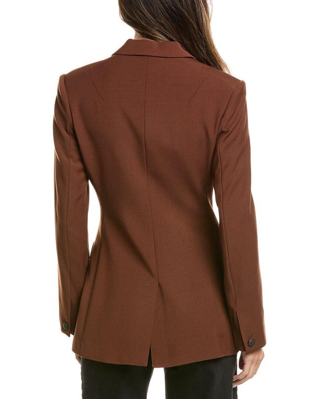 Rag & Bone Brown Roxanne Wool-blend Blazer