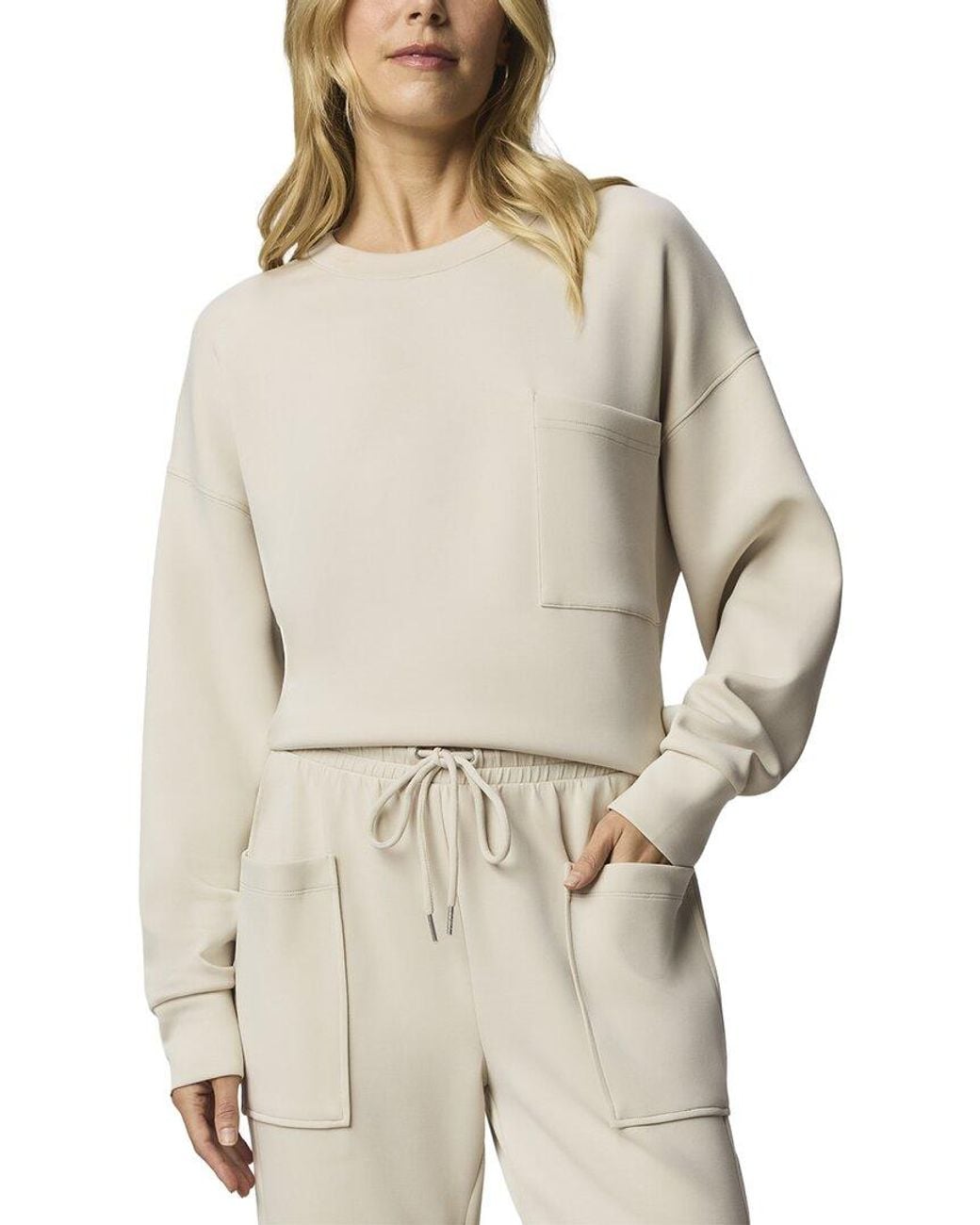 Splendid Natural Scubasoft Crewneck